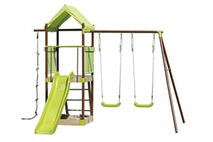 Avanti Trendstore Spielturm mit Schaukel und Rutsche