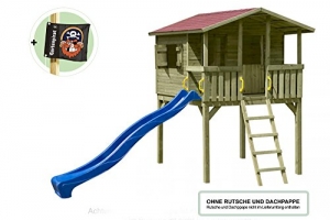 Gartenpirat Stelzenhaus Spielhaus Tom aus Holz mit Veranda