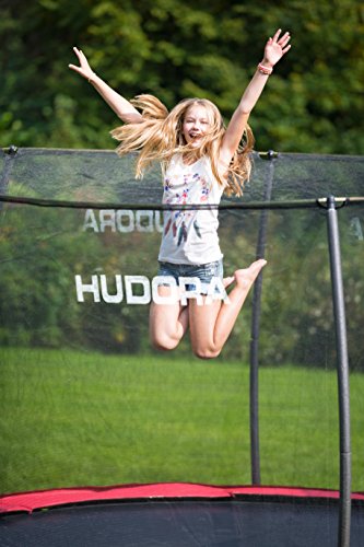 Nahaufnahme mit Mädchen HUDORA Fantastic Trampolin 400