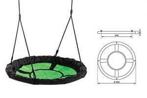 Maßskizze Nestschaukel Gartenpirat® Ø 98 cm Belastbarkeit 150 kg