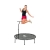 Trampolin BODYJUMP faltbar Ø 140 cm mit Haltgriff mit springender Frau