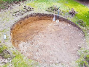 Vorbereitung Aufbau Hudora Gartentrampolin