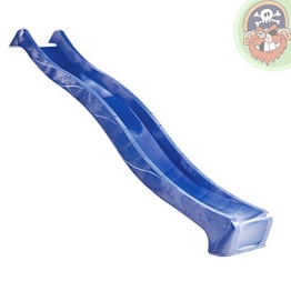 Wellenrutsche Rutsche 300 cm blau Gartenpirat®