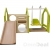 Wetterfestes Spielhaus mit Rutsche & Schaukel für Kinderzimmer & Garten